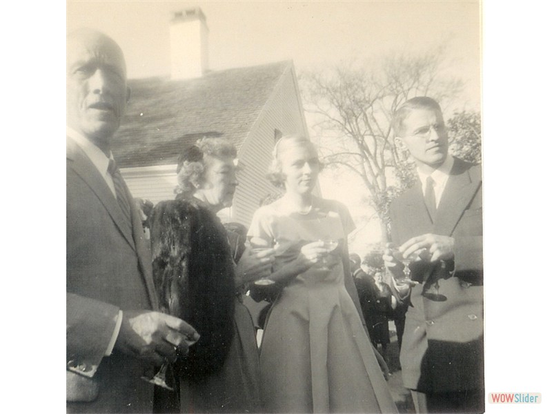 Roz and Hugh at Abby’s Wedding